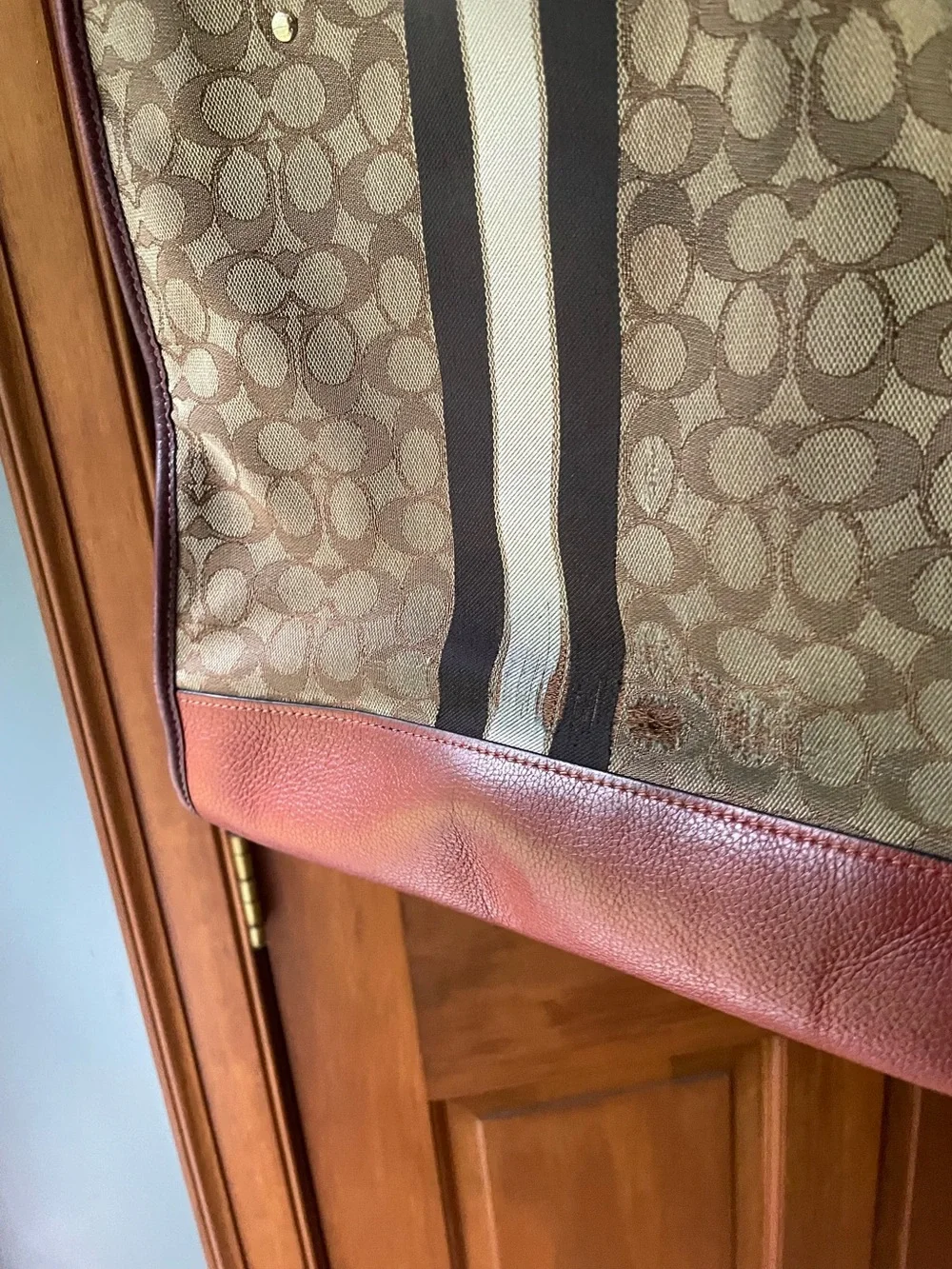 Coach dempsey jacquard